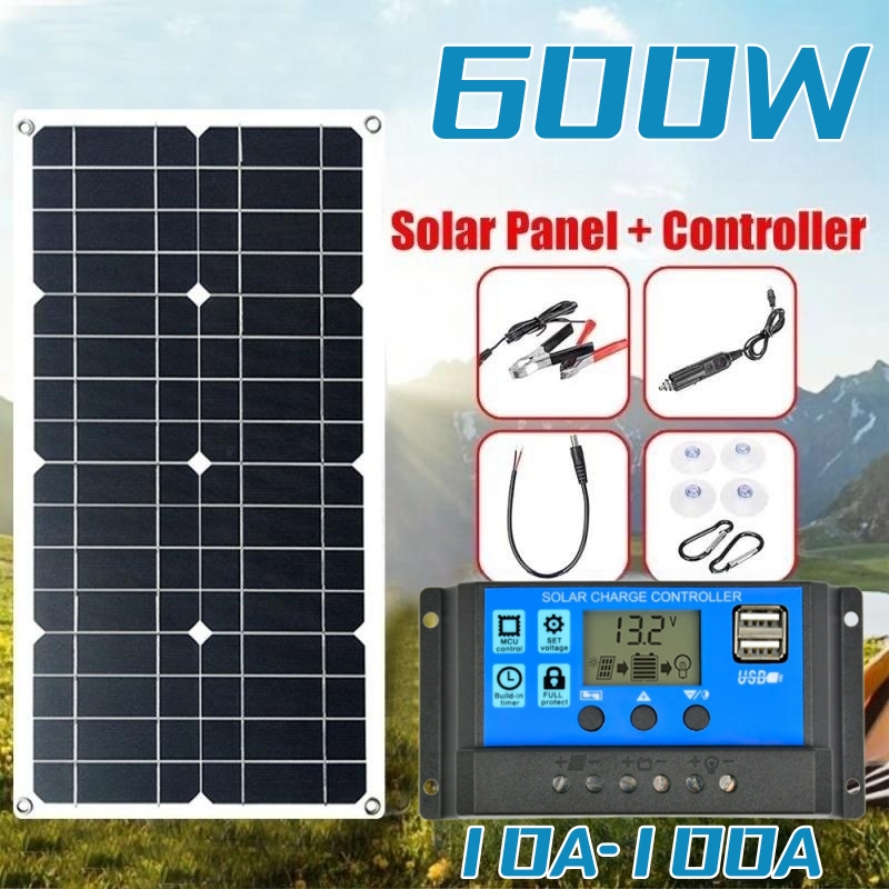 Usb Charger Dynamo - Pannello solare da 600 W Kit