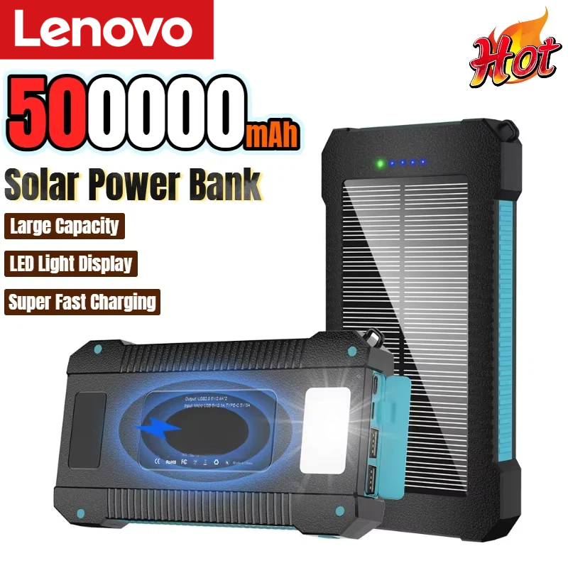Power Bank Solare Lenovo 50000 - Usb Charger Dynamo recensione e prezzo