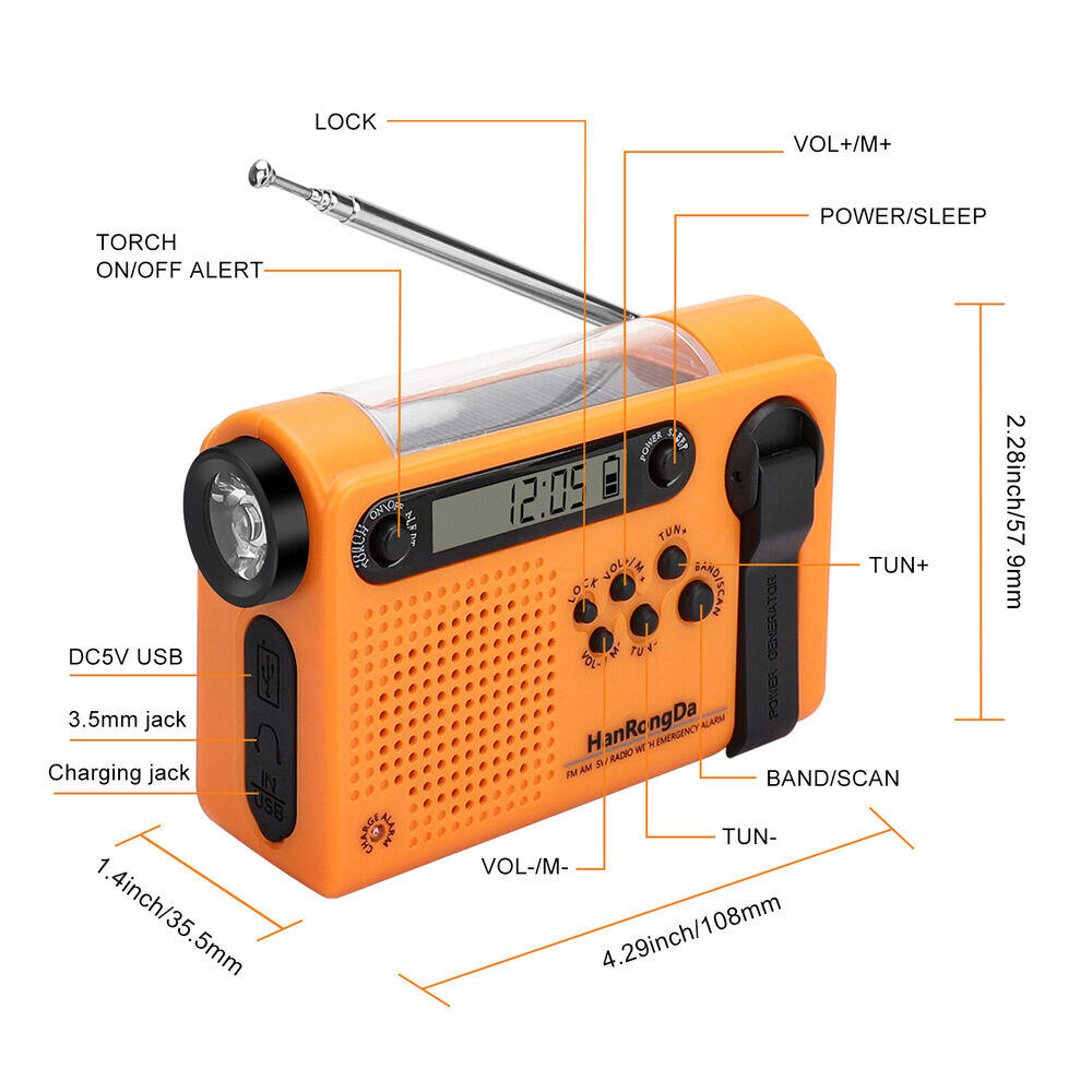 Radio di emergenza meteorologi - Usb Charger Dynamo recensione e prezzo